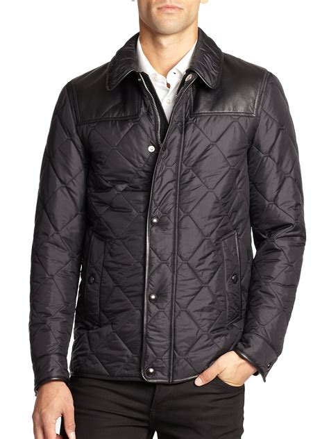 burberry jacket men sale|burberry quilted jacket men's.